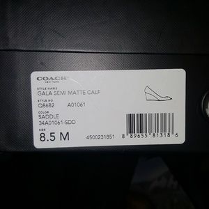 Brand new coach shoes